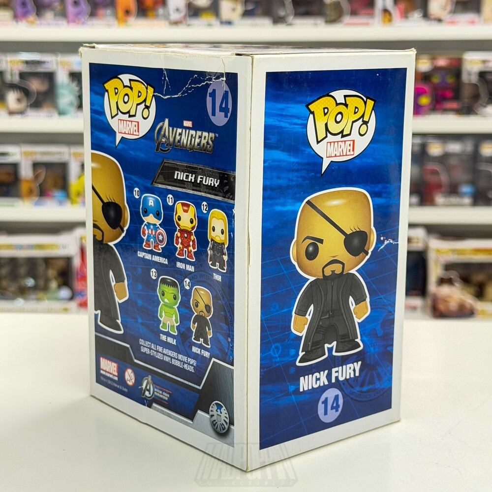 Funko Pop Marvel Avengers Nick Fury 2012 Vaulted 14 SHIELD Agent Vinyl Figure - Picture 5 of 15